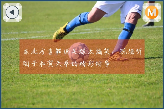 东北方言解说足球太搞笑，现场听刚子和贺天举的精彩纷争